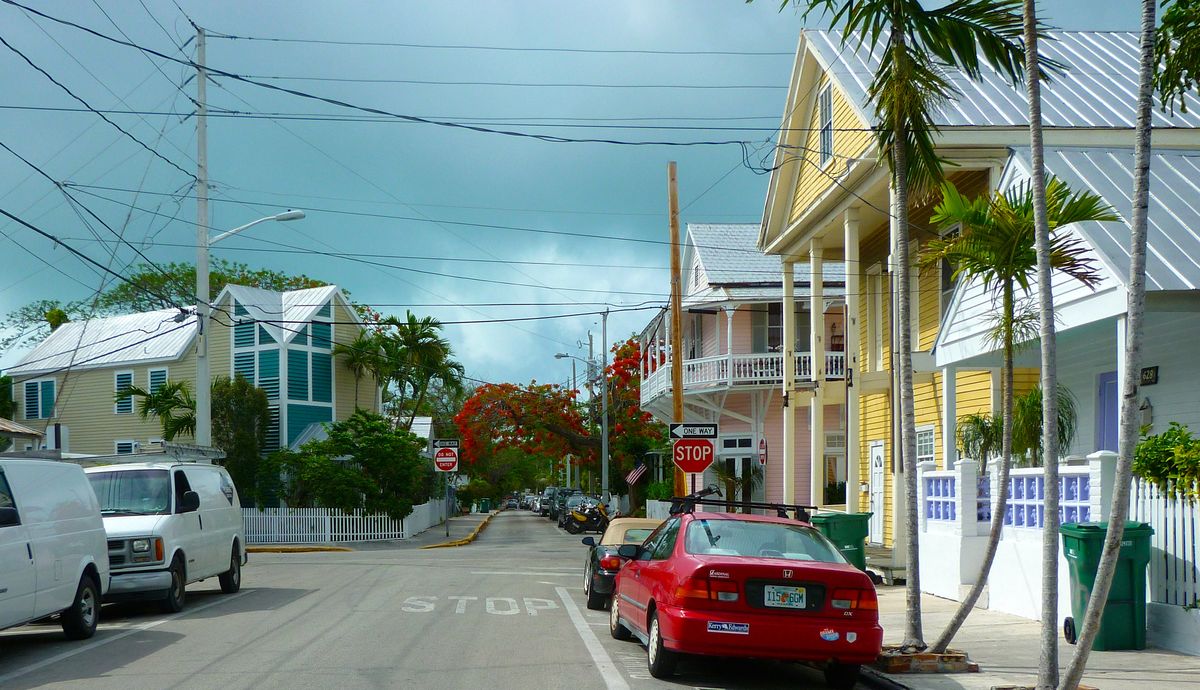 Une rue de Key West