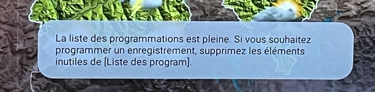 Impossible à supprimer