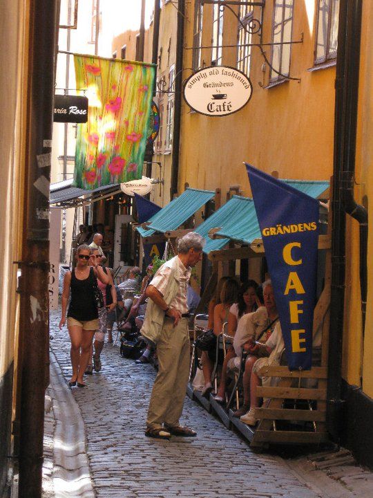 Gasse in Gamla Stan- Stockholm/ Schweden